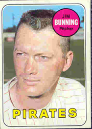 1969 Topps Baseball Cards      175     Jim Bunning